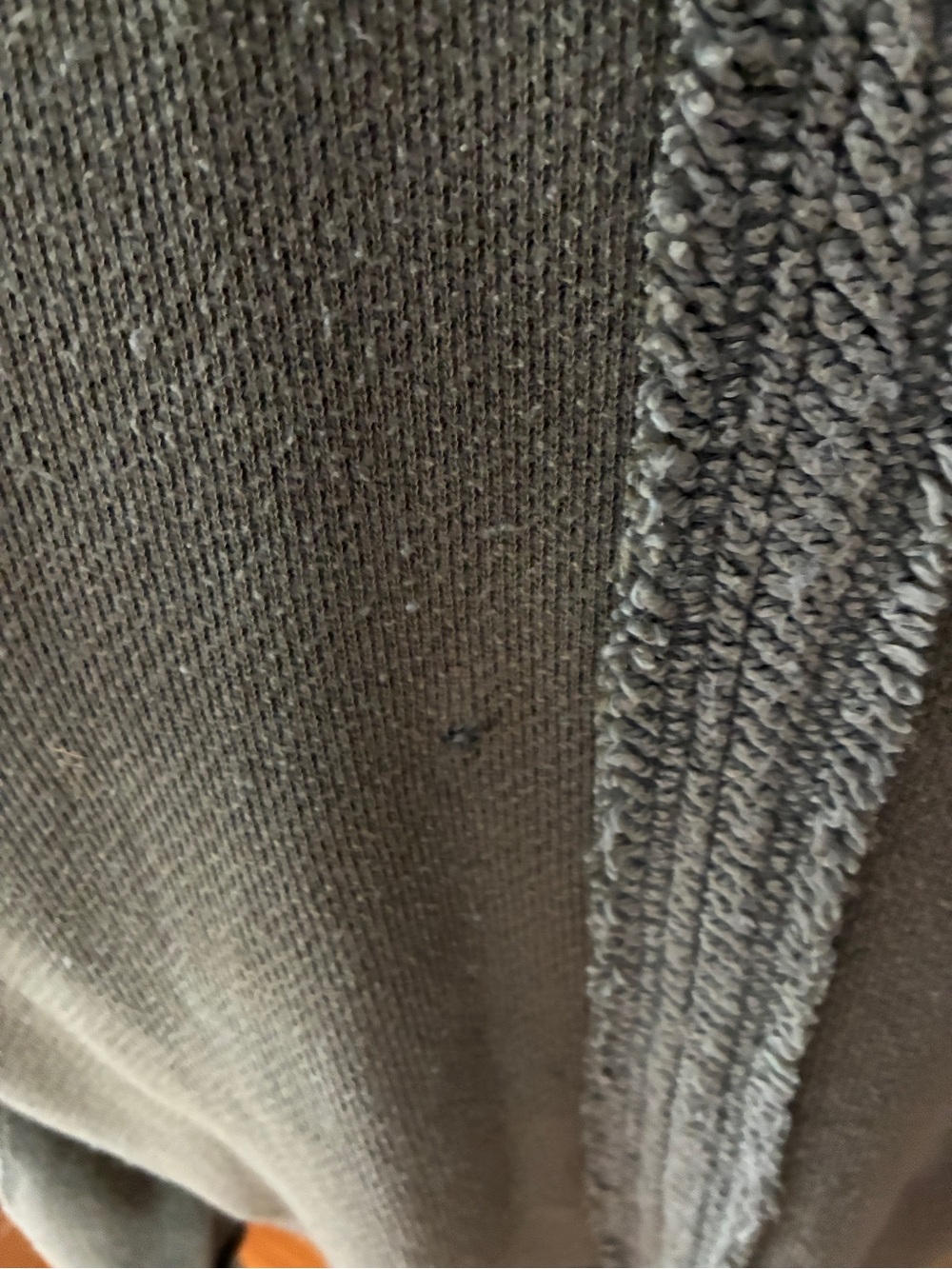 Free People Olive Green Washed Zip-Up Hoodie - Picture 4 of 5